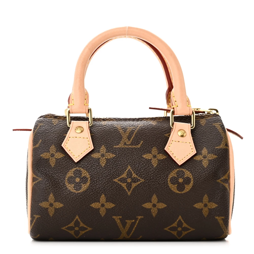 Louis Vuitton Mini Sac HL Speedy Monogram Canvas Hardware Latão