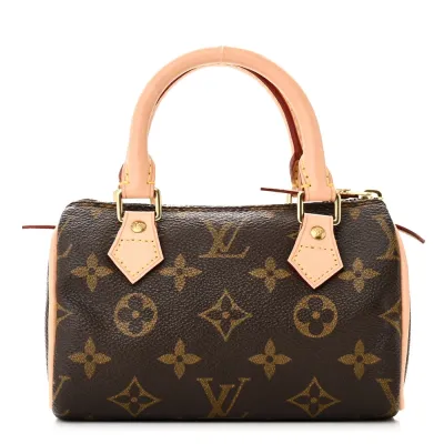 Louis Vuitton Mini Sac HL Speedy Monogram Canvas Brass Hardware