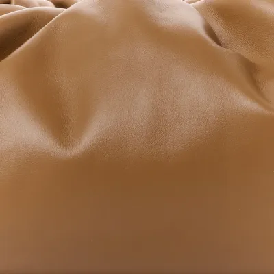 Bottega Veneta Small The Shoulder Pouch Cammello Smooth Butter Calf Leather