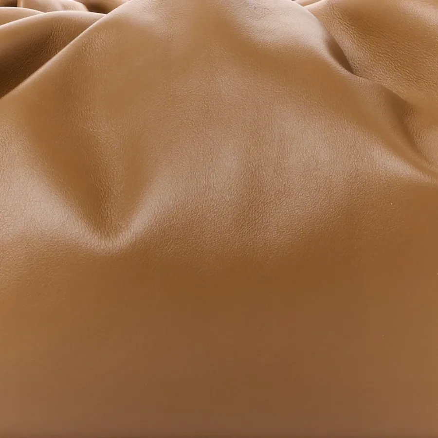 Bottega Veneta Small The Shoulder Pouch Cammello Smooth Butter Calf Leather