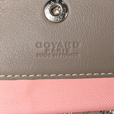 Goyard Saint Louis Claire Voie GM Grege / Powder Pink Goyardine Canvas
