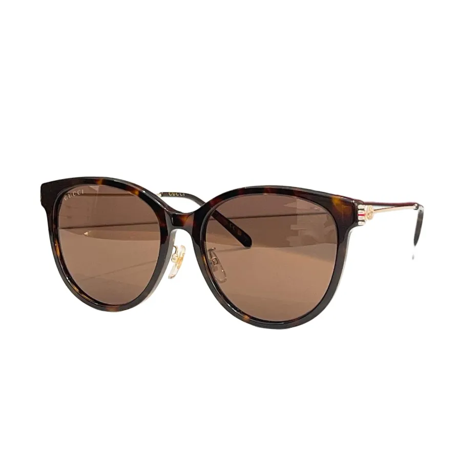 Gucci Boston frame glasses black gold/black silver/yellow leopard/leopard brown/grey purple color Size 56口18-145