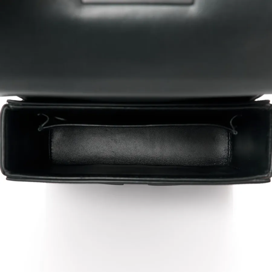 Dior Montaigne 30 Box Bag Black Ultra Matte Grained Calfskin Leather Matte Black Hardware