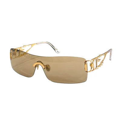 DIOR Y2K glasses bronze/black/gold/silver/purple silver/black gold/gun black/rust/grey color Size 0-125