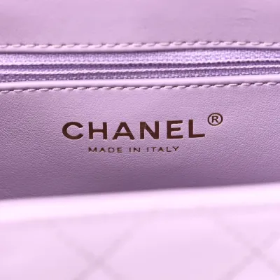 Grade Designer Handbag | Quilted Nano Lilac