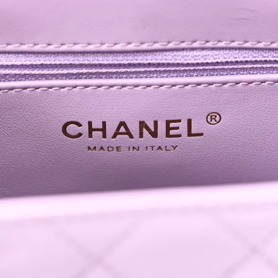 Grade Designer Handbag | Quilted Nano Lilac