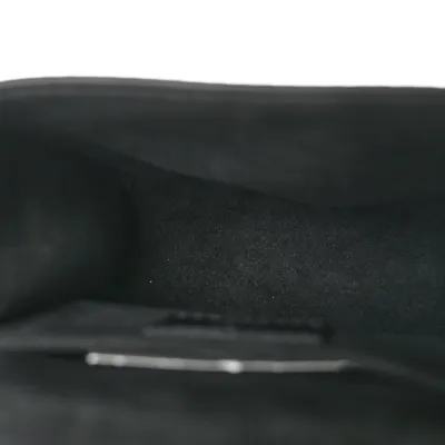 Louis Vuitton Print Camera Box PM Black Monogram Calfskin Leather Silver Hardware