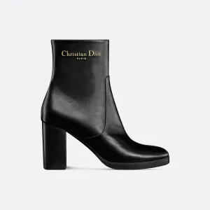 Dior black ankle boots with high heels