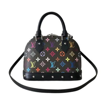 Louis Vuitton x Murakami Takashi Alma BB Multicolor Black Silver Hardware