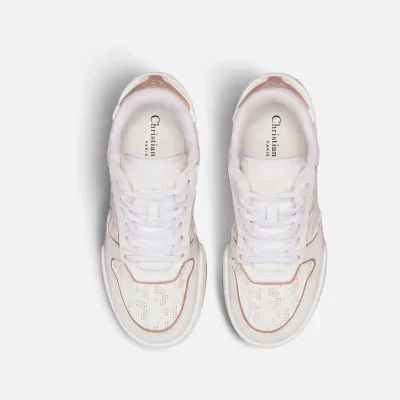 Dior white and pink sneakers