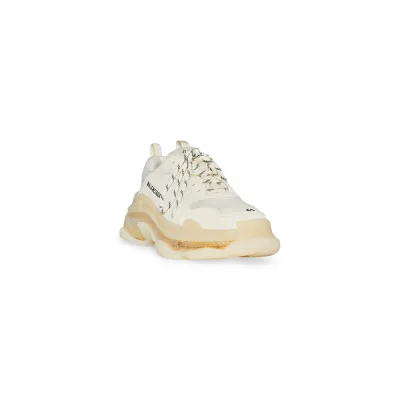BALENCIAGA TRIPLE S CLEAR SOLE Beige  Sneakers