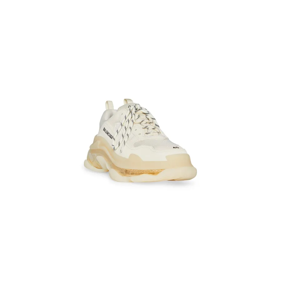 BALENCIAGA TRIPLE S CLEAR SOLE Beige  Sneakers