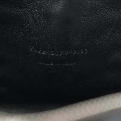 Saint Laurent Mini Lou Camera Bag Black Monogram Grain De Poudre Matelasse Leather Silver Hardware