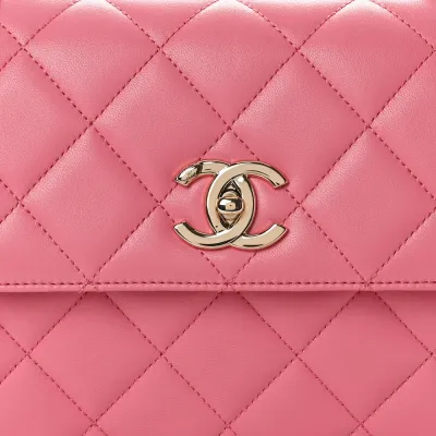 Grade Handbags | Pink Chanel Trendy CC Flap Bag