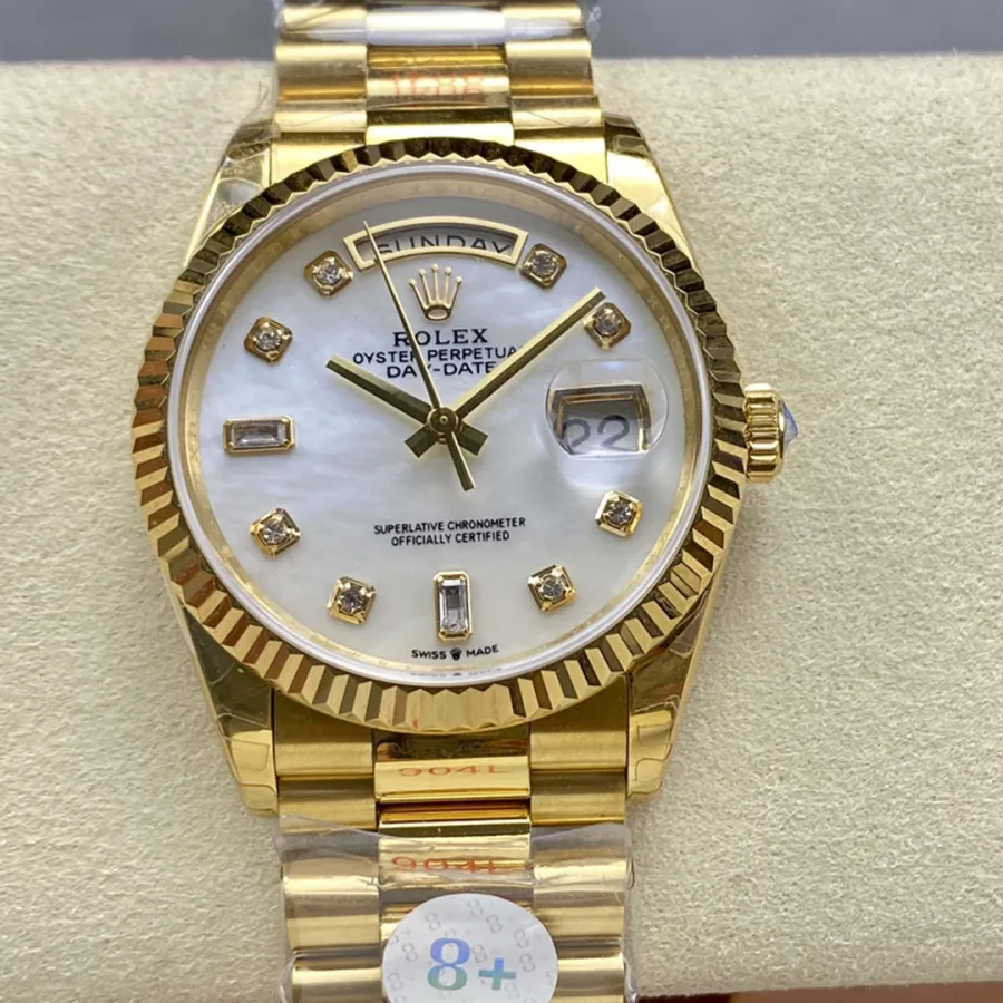 ROLEX-DAY DATE-REF.M128238-36MM（With Diamond ）