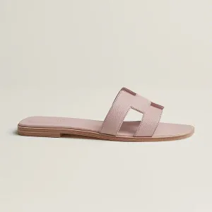 HERMES Oran Light Pink Slippers