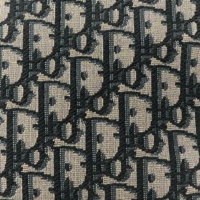 Dior Medium DiorTravel Nomad Pouch Blue Oblique Canvas Gold Hardware