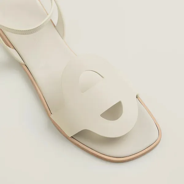 HERMES white Black Sandal - Image 3