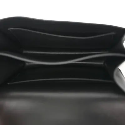 Hermès Constance 18 Black Ombre Veau Monsieur & Lizard Leather Palladium Silver Hardware