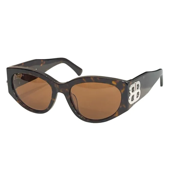 Balenciaga glasses brown leopard/rust black/black gold/black silver/black/white/white brown/eggplant/black leopard/blue/grey orange color Size 55口19-135 - Image 9