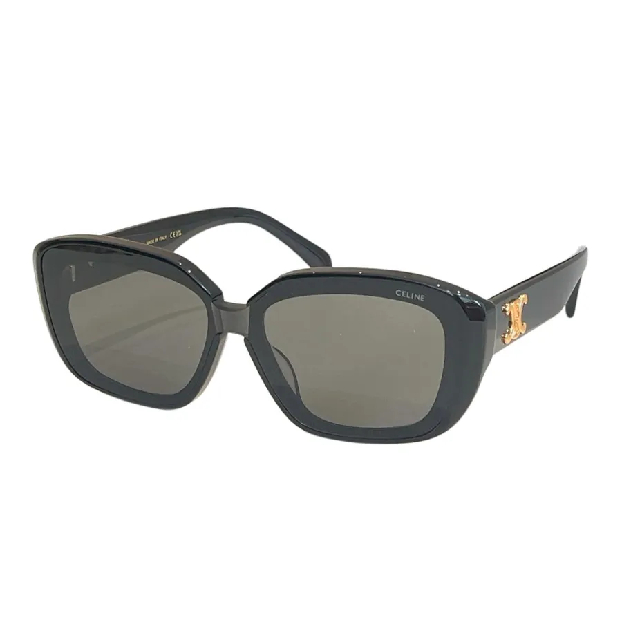 Celine square frame glasses black gold/black silver/brown leopard/black leopard/black ivory color Size 54口18-145