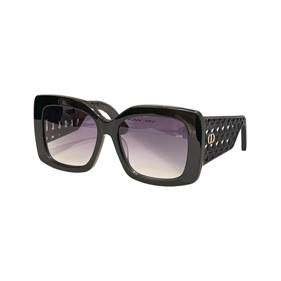 DIOR square frame glasses black/green orange/black purple/white black/leopard brown color Size 54口19-140