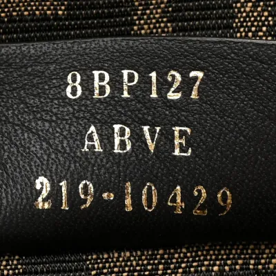 Fendi Medium Fendi First Black Shiny Nappa Leather Gold Hardware