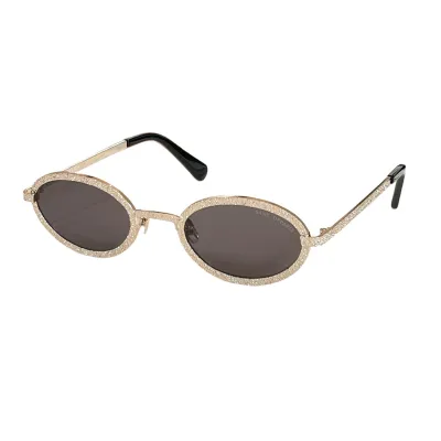 Saint Laurent oval glasses black gold/olive gold/rose gold/blue silver/black silver color Size 53口25-140