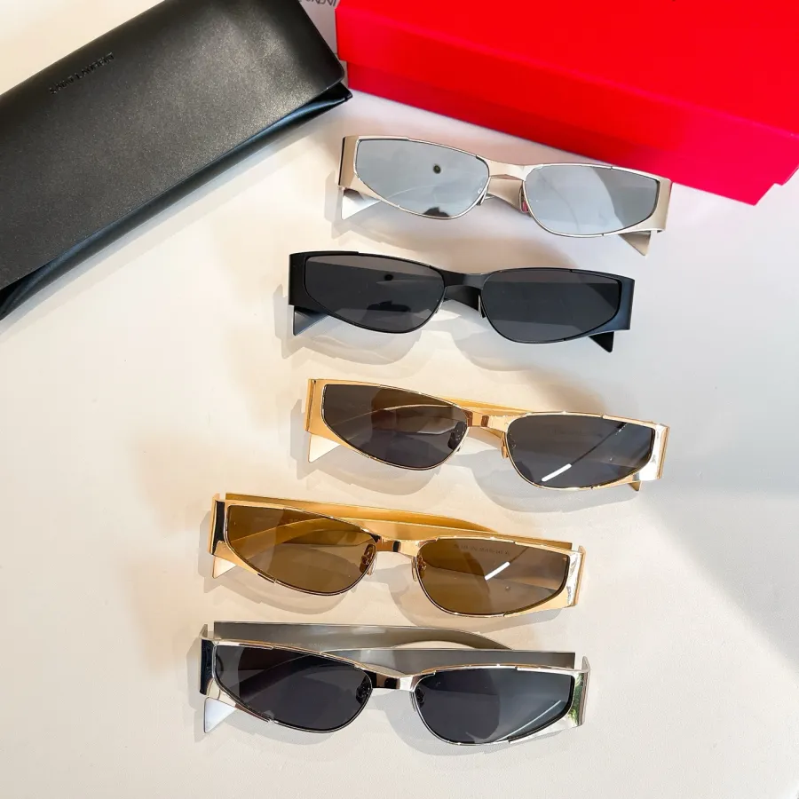 Saint Laurent square frame glasses black gold/brown gold/black/grey silver/black silver color Size 66口14-145