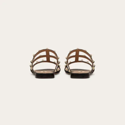 VALENTINO Black Slipper style flat sandals