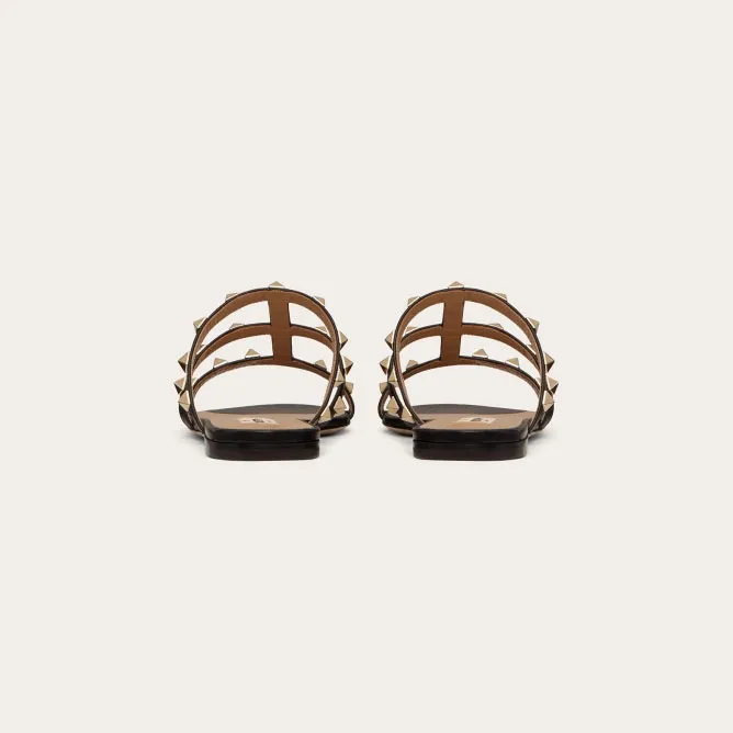 VALENTINO Black Slipper style flat sandals