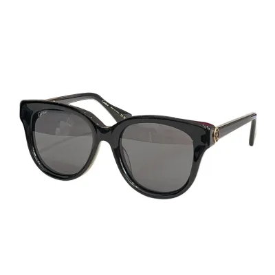 Cartier Boston frame glasses black gold/leopard/blue/black silver/white/leopard brown color Size 55口19-140