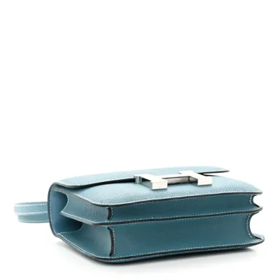 Hermès Constance 18 New Blue Jean Epsom Leather Silver Hardware