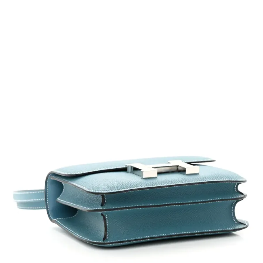 Hermès Constance 18 New Blue Jean Epsom Leather Silver Hardware