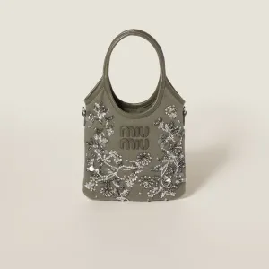 Miu Miu IVY Beaded embroidery Shoulder Bags