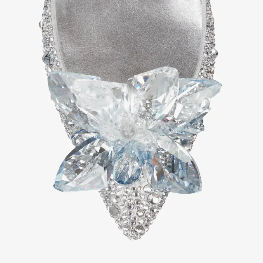 JIMMY CHOO Crystal studded pointy heels