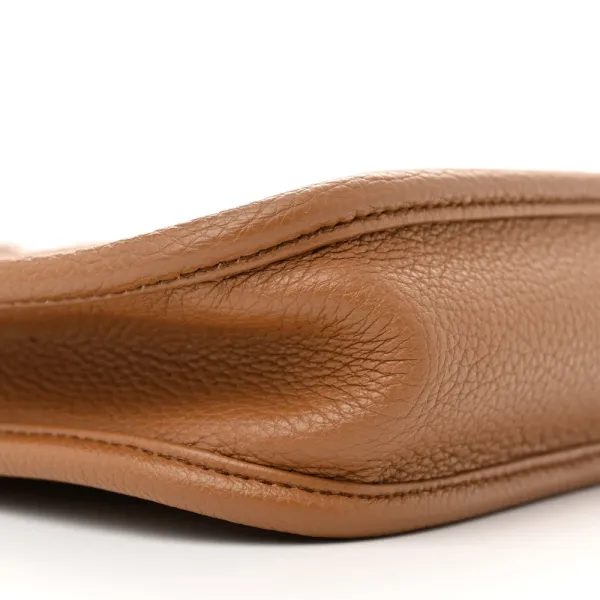 Prada Mini Hobo Messenger Bag Caramel Vitello Daino Leather - Image 4