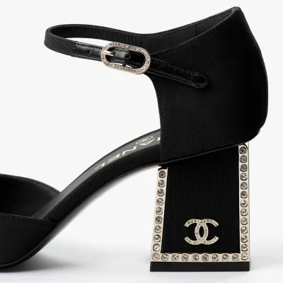 Chanel  Black  High heels Shoes