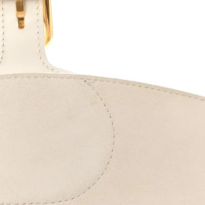 Dior Large Bobby Bag White Box Calfskin Leather Gold Hardware