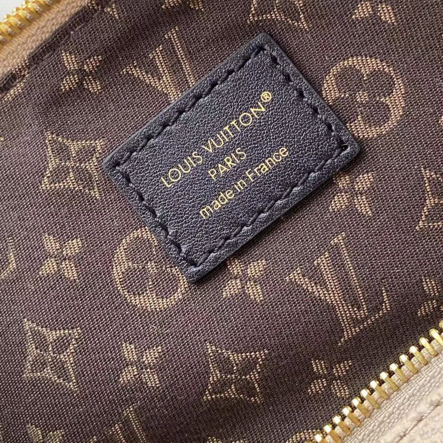 Louis Vuitton Biker PM Grey Lambskin Leather Gold Hardware