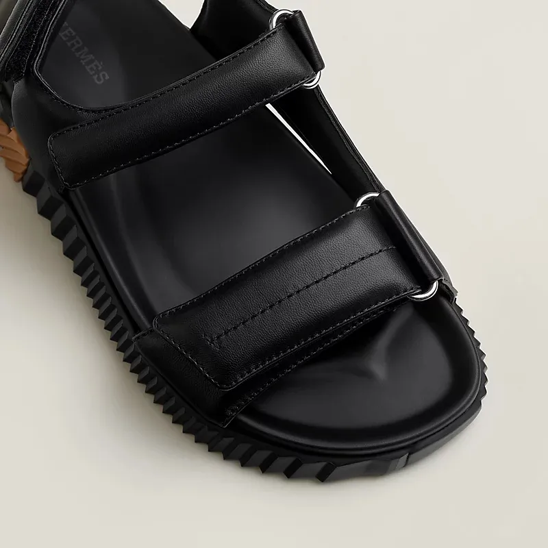 HERMES Junior Black Sandal