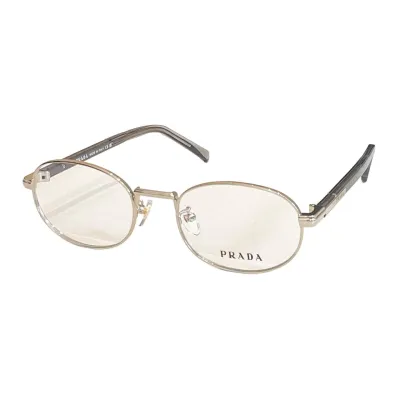 Prada Oval glasses maroon/black gold/purple black/black/leopard brown/blue silver/silver/gold color Size 52口21-145