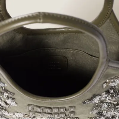 Miu Miu IVY Beaded embroidery Shoulder Bags