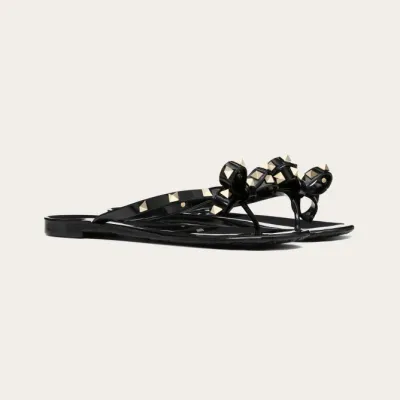 VALENTINO Rubber rivet toe sandals