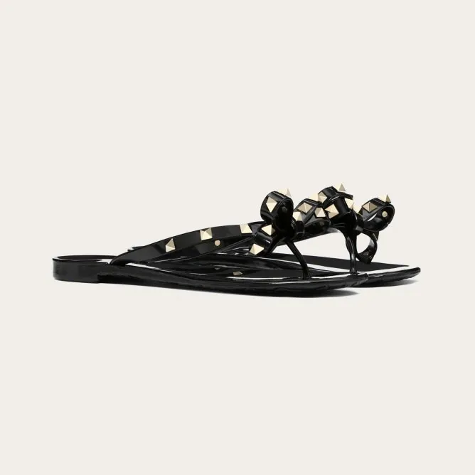 VALENTINO Rubber rivet toe sandals