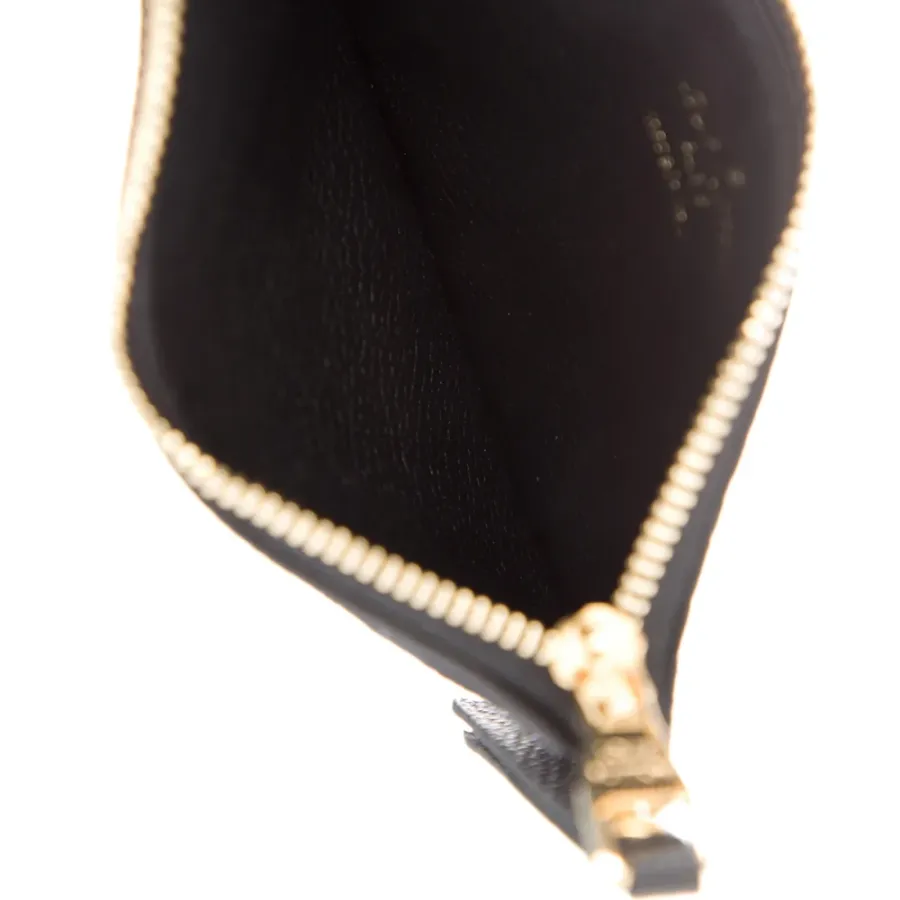 Louis Vuitton Small LV Monogram Pouch Black Empreinte Leather