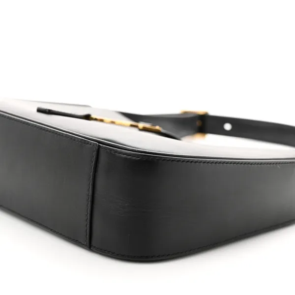 Saint Laurent Medium Le 5 À 7 Hobo Black Smooth Calfskin Leather Gold Hardware - Image 5