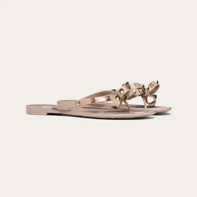 VALENTINO Rubber rivet toe sandals
