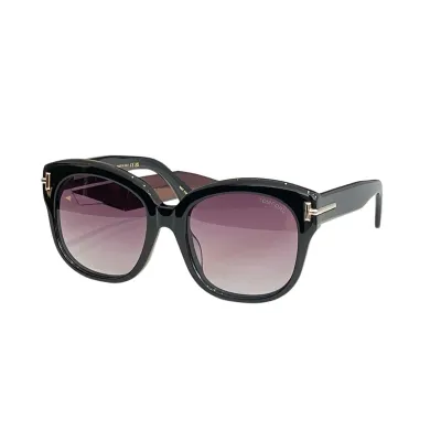 Tom Ford Butterfly glasses black gold/eggplant/apricot/black white/brown leopard/leopard apricot color Size 55口20-140