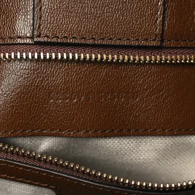 Gucci Horsebit 1955 Tote Bag Beige / Brown Sugar Monogram Canvas Light Brass Hardware